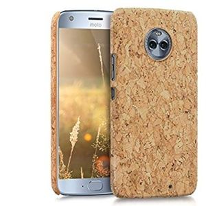 Natural cork Moto X4 phone case